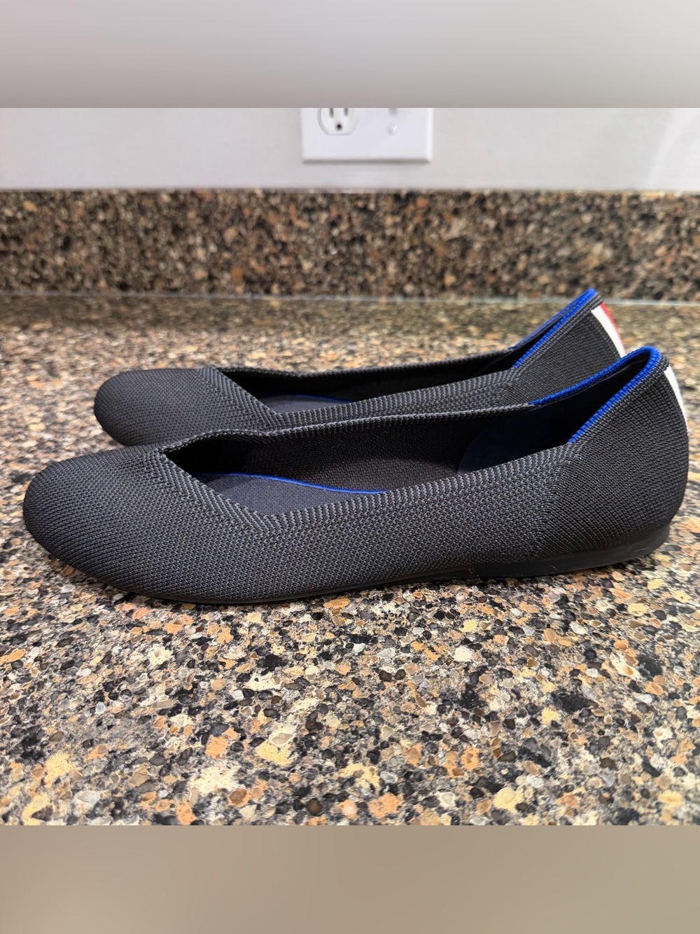 Women’s Black Knit Ballet Flats - Rothys 11